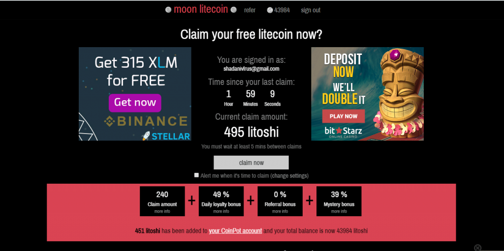 Moon Litecoin